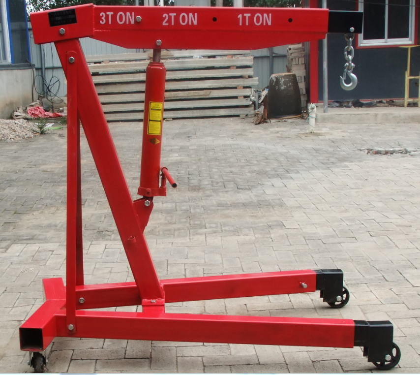 2噸汽車移動(dòng)小吊機(jī)-折疊式引擎吊機(jī)廠家